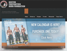 Tablet Screenshot of bostonfirefightersburnfoundation.com